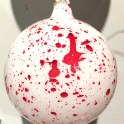 Winward New! Jim Marvin Peppermint Splash Glass Ball Ornaments