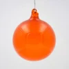 TheHolidayBarn.com Jim Marvin Persimmon Red Bubblegum Glass Ornaments New!