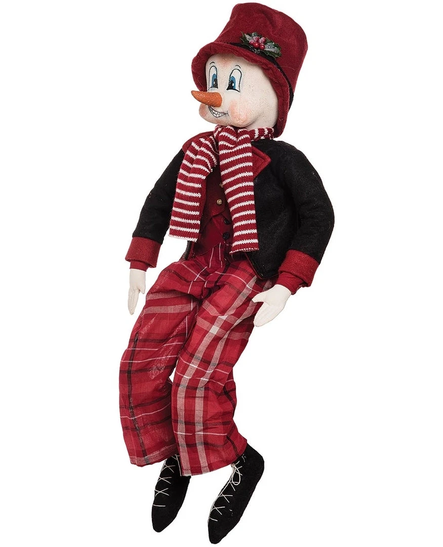 Joe Spencer Ashland Snowman Doll 3 Joe Spencer Ashland Snowman Doll