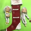 Joe Spencer Dilly & Dally Christmas Stocking With Dolls
