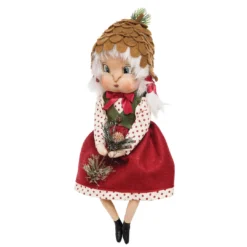 Joe Spencer Heather Pinecone Doll New!