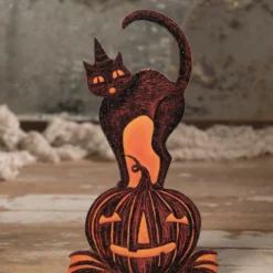 Bethany Lowe Jack-O On Jack O'Lantern Dummy Board