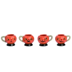 TheHolidayBarn.com Jack-O-Lantern Cups, Johanna Parker New!