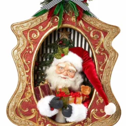 New! Katherine's Collection Santa Shadowbox