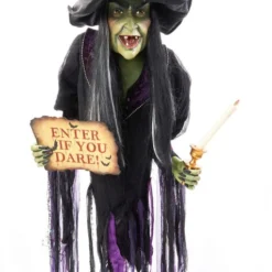 Katherine's Collection Haunted Witch Wall Piece New!