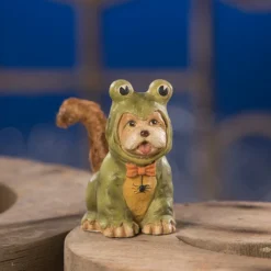Bethany Lowe New! Kermutt, Dog In Frog Costume Figurine
