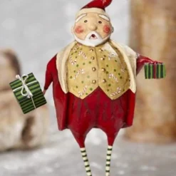 New! Lori Mitchell Jolly Good Fun Santa