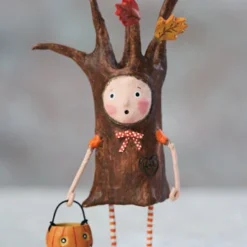 New! Lori Mitchell Stumpy Tree Figurine