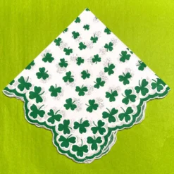TheHolidayBarn.com New! Clover Handkerchief Reproduction