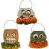 Bethany Lowe Monster Mash Buckets, Mini New! 2 Bethany Lowe Monster Mash Buckets, Mini New!