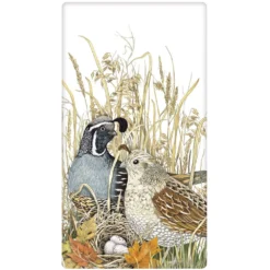 Mary Lake-Thompson Nesting Quails Towel