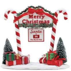 TheHolidayBarn.com North Pole Candy Cane Entrance New!