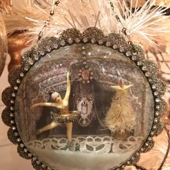 Demdaco Nutcracker Ballet Shadowbox Ornament Christmas