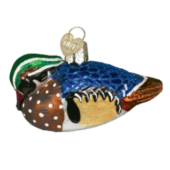Old World Christmas Wood Duck Ornament