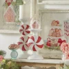 Raz Peppermint Candy Candle Holders