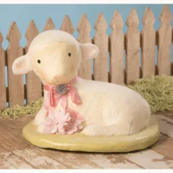 Bethany Lowe Precious Lamb, Paper Mache New!
