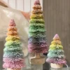 TheHolidayBarn.com Rainbow Bottle Brush Trees