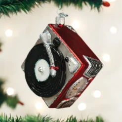 Old World Christmas Record Player Ornament 7 Old World Christmas Record Player Ornament