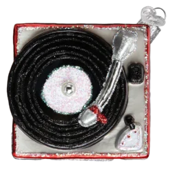 Old World Christmas Record Player Ornament 8 Old World Christmas Record Player Ornament