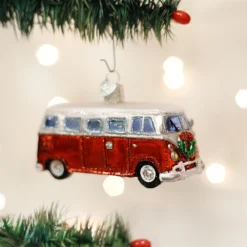 Old World Christmas Retro Camper Van Ornament