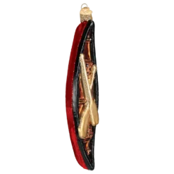 Old World Christmas Glass Canoe Ornament 7 Old World Christmas Glass Canoe Ornament