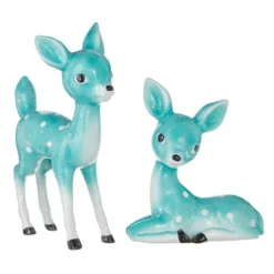 Raz New! Retro Turquoise Deer