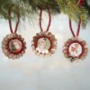 Bethany Lowe Retro Jello Mold Ornaments With Christmas Images
