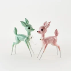 One Hundred 80 Degrees Retro Christmas Deer New!