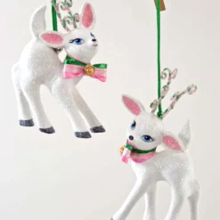 Katherine's Collection Sweet Retro Reindeer Ornaments
