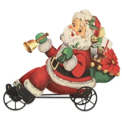 Bethany Lowe New! Retro Santa On Trike