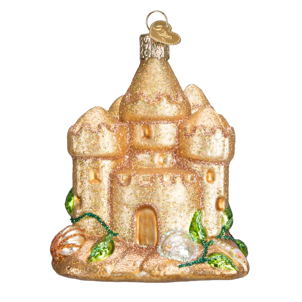 Old World Christmas Sand Castle Ornament 4 Old World Christmas Sand Castle Ornament