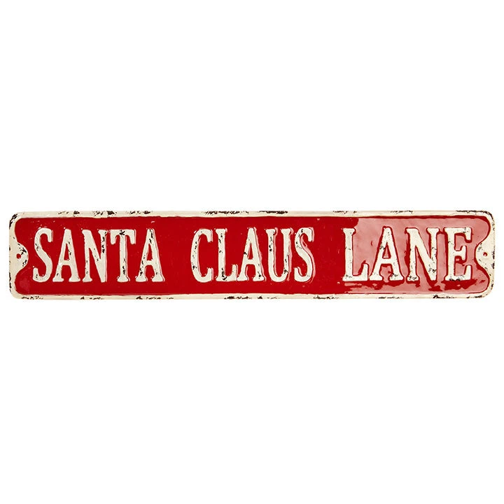 Raz New! Santa Claus Lane Street Sign 3 Raz New! Santa Claus Lane Street Sign