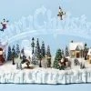 The Holiday Barn Christmas Music Boxes Santa's Village Music Box