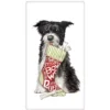 Mary Lake-Thompson Scruffy's Christmas Stocking Treats Flour Sack Towel 2 Mary Lake-Thompson Scruffy's Christmas Stocking Treats Flour Sack Towel