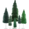 Cody Foster New! Shades Of Teal & Green Bottle Brush Trees