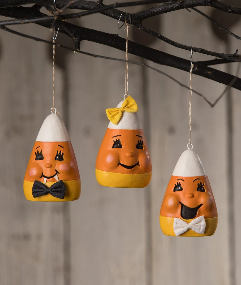 Bethany Lowe Silly Candy Corn Ornaments 3 Bethany Lowe Silly Candy Corn Ornaments