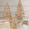 Bethany Lowe New! Silver & Gold Bottle Brush Trees