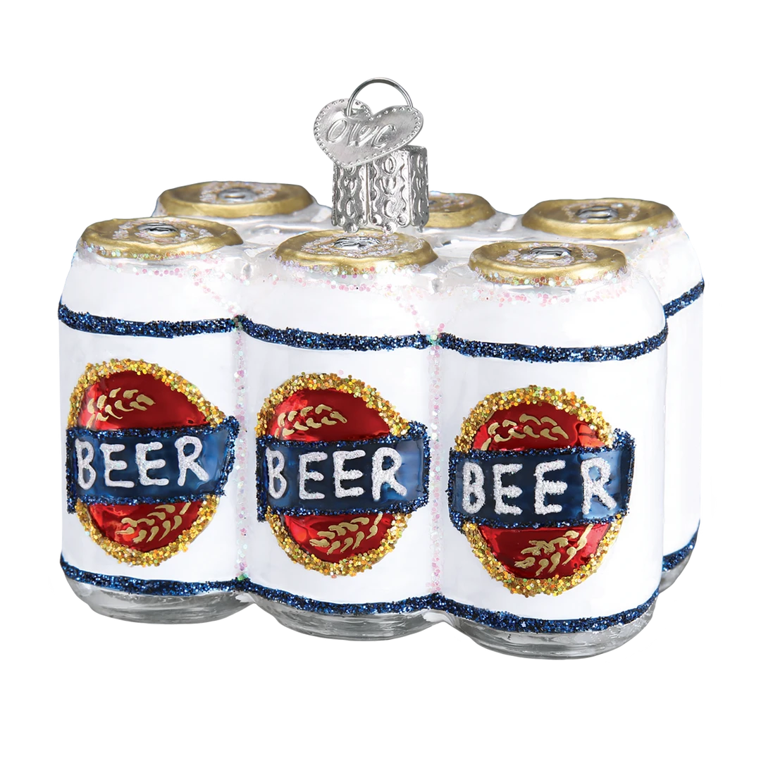 Old World Christmas Six Pack Of Beer Ornament 3 Old World Christmas Six Pack Of Beer Ornament