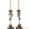 New! Katherine's Collection Skeleton Hand Candlestick Holders