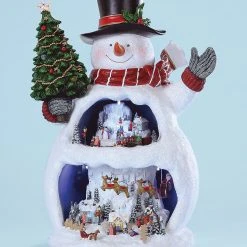 Roman Snowman Music Box