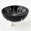One Hundred 80 Degrees Spiderweb Treat Bowl With Skeleton Hands New!