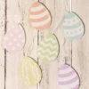 Bethany Lowe Spring Pastel Easter Egg Ornaments