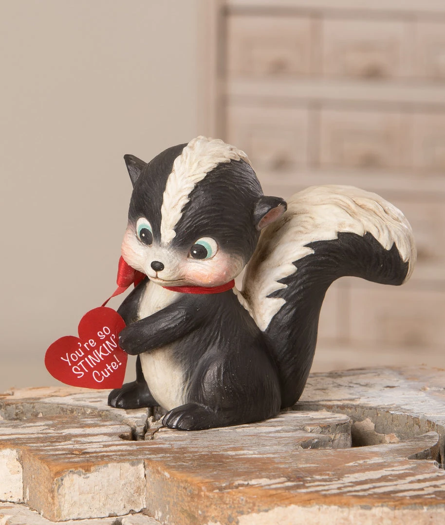 Bethany Lowe Stinkin' Cute Skunk Figurine 3 Bethany Lowe Stinkin' Cute Skunk Figurine
