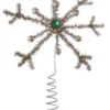 ShiShi Tinsel Snowflake Tree Topper New!
