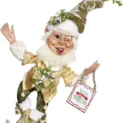 Mark Roberts Under The Mistletoe Elf - 18" New!