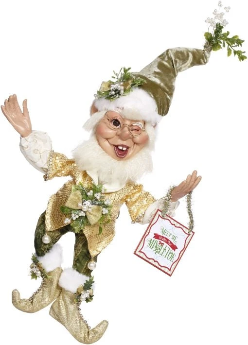 Mark Roberts Under The Mistletoe Elf - 18" New! 3 Mark Roberts Under The Mistletoe Elf - 18" New!