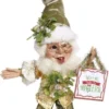 New! Mark Roberts Under The Mistletoe Elf - 10" 1 New! Mark Roberts Under The Mistletoe Elf - 10"