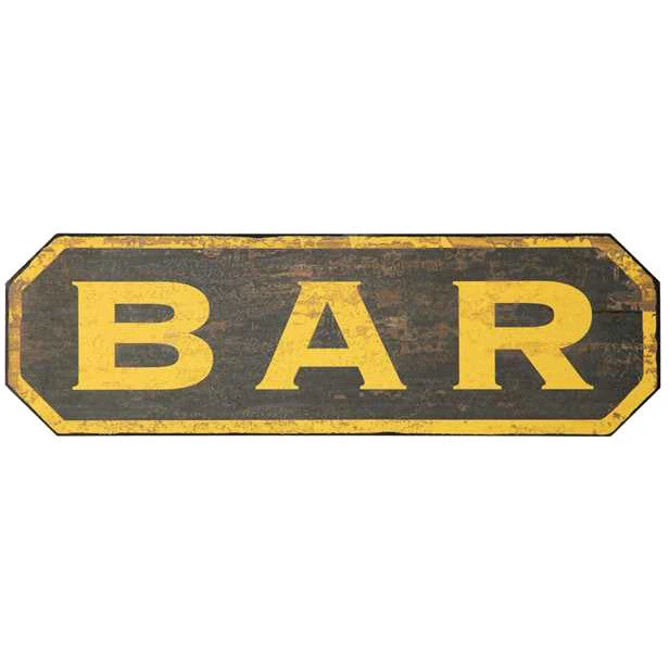 Creative Co-Op Vintage Bar Sign 3 Creative Co-Op Vintage Bar Sign
