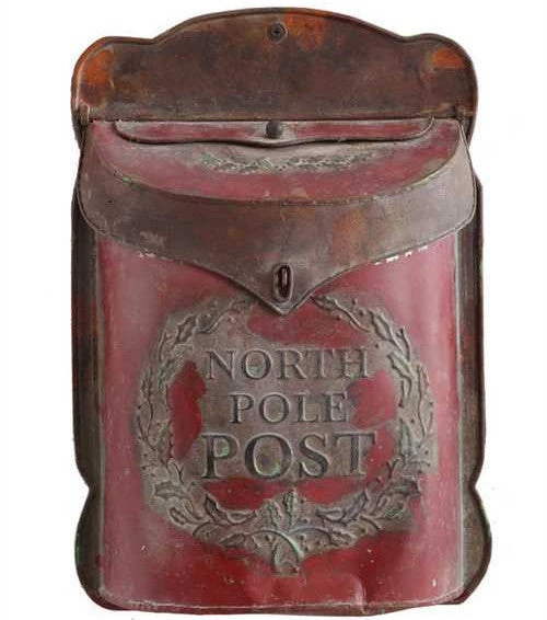 Creative Co-Op Santa's North Pole Mailbox 3 Creative Co-Op Santa's North Pole Mailbox