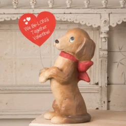 Bethany Lowe We Be-LONG Together Valentine Dog New!
